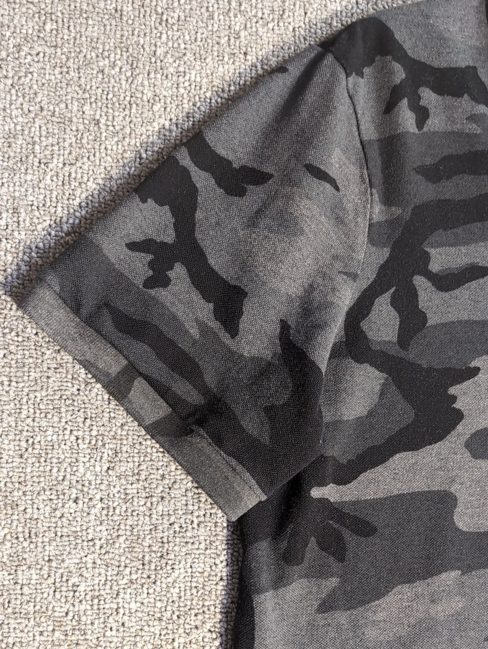 Polo Ralph Lauren Midnight Shadow Camo Polo Shirt Mens Large Dark Pony
